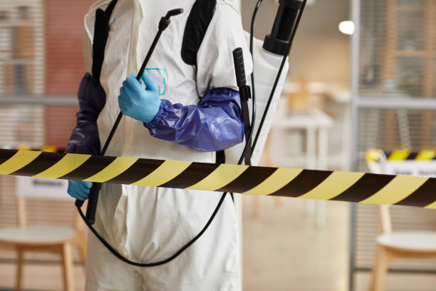 Professional Biohazard Cleanup technician working in Okeechobee, FL